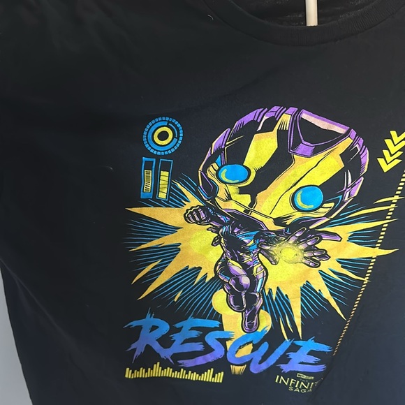 Funko Pop! Iron Man Rescue Tee XL - Exclusive T-Shirt Armor Marvel Infinity Saga - Picture 2 of 4